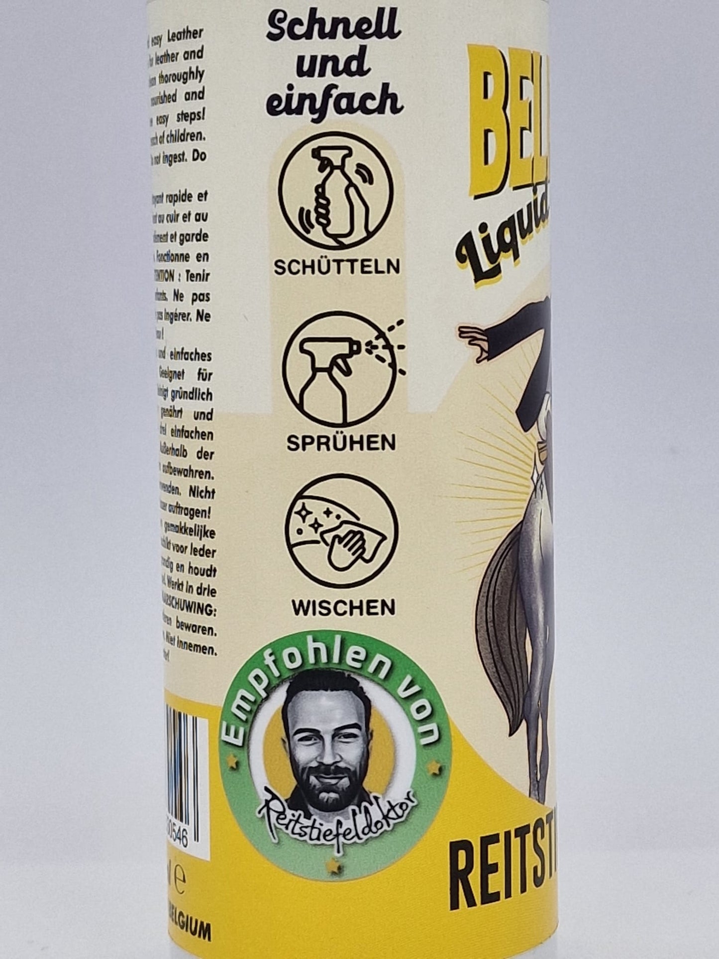 Reitstiefelspray inklusive Naturschwamm