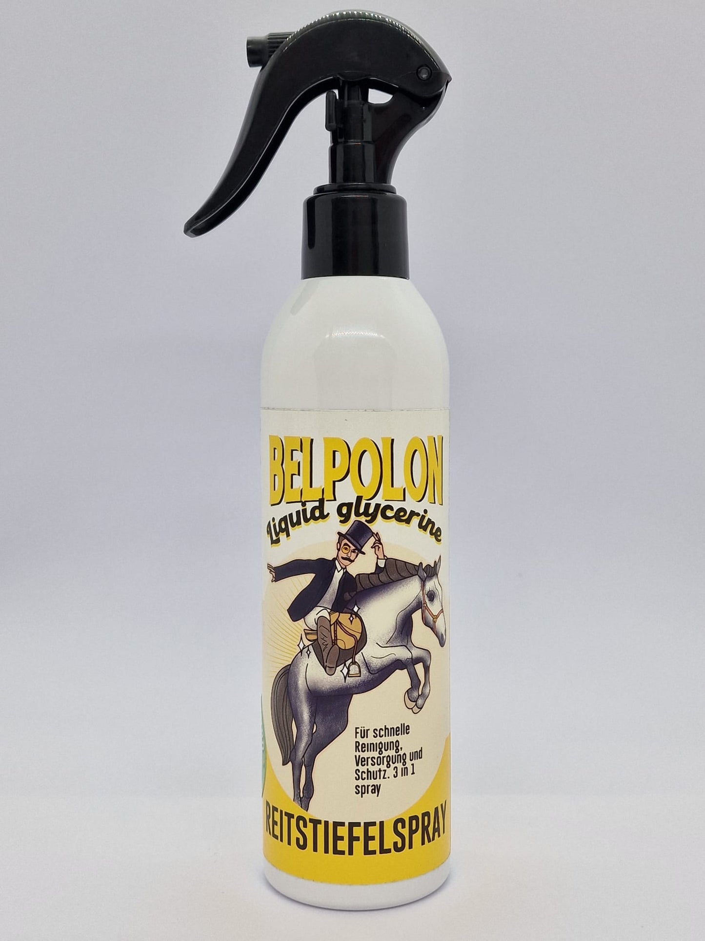 Reitstiefelspray inklusive Naturschwamm